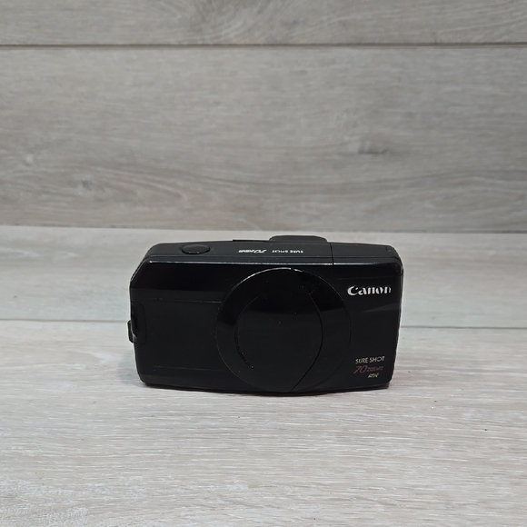 Canon Black Sure Shot 70 Zoom 2X Camera Taiwan - Picture 1 of 11